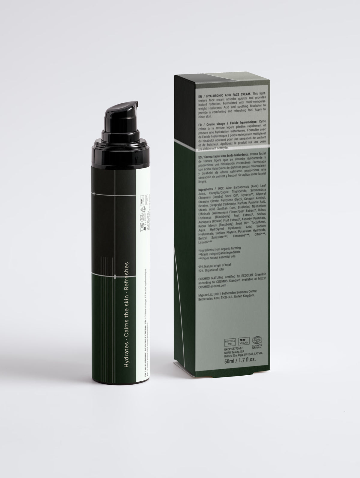 Hyaluronic Acid Face Cream for Men Selfnamed