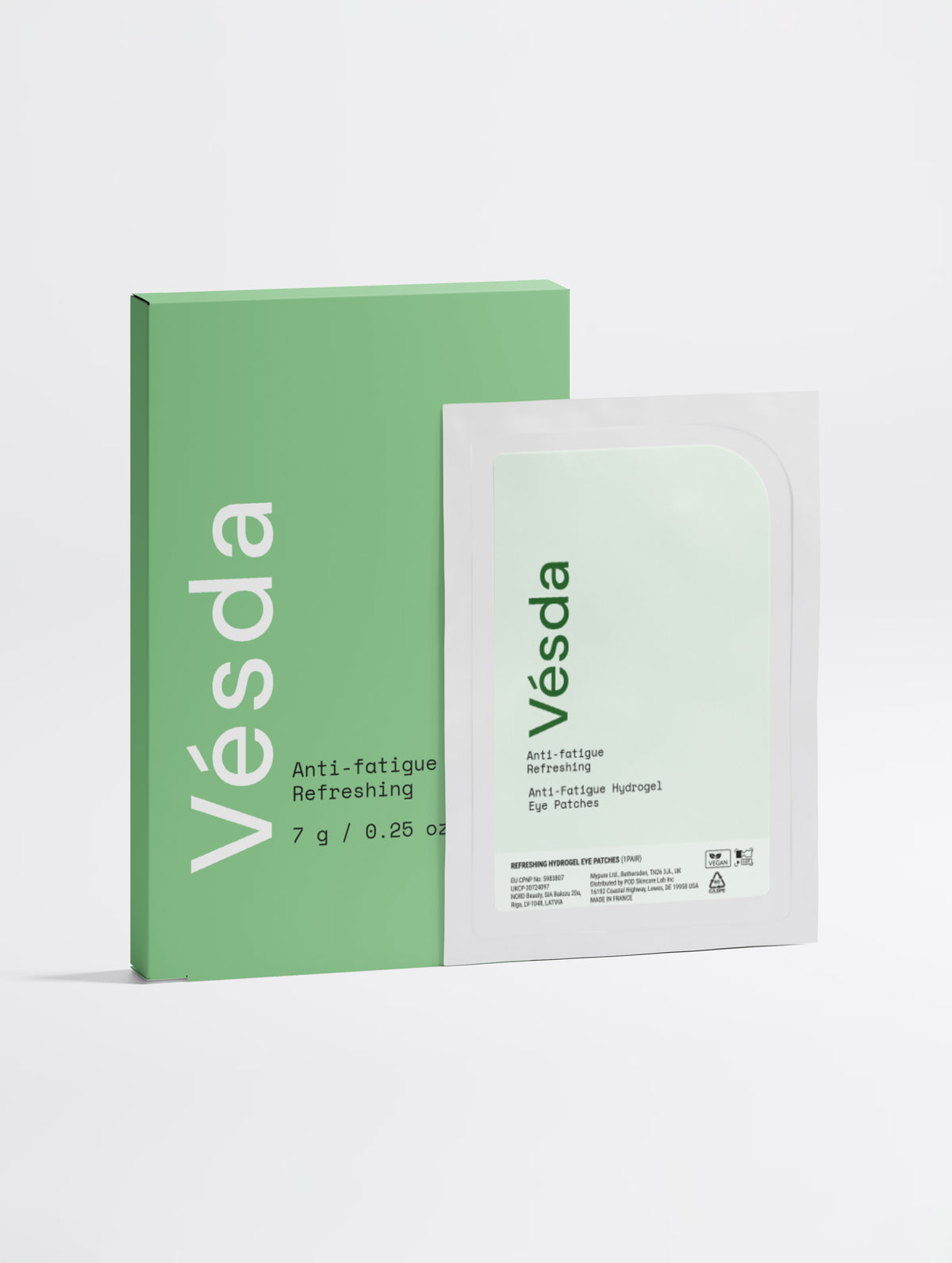 Vésda Anti-Fatigue Hydrogel Eye Patches – Cooling Under-Eye Treatment | 7 Pairs Selfnamed