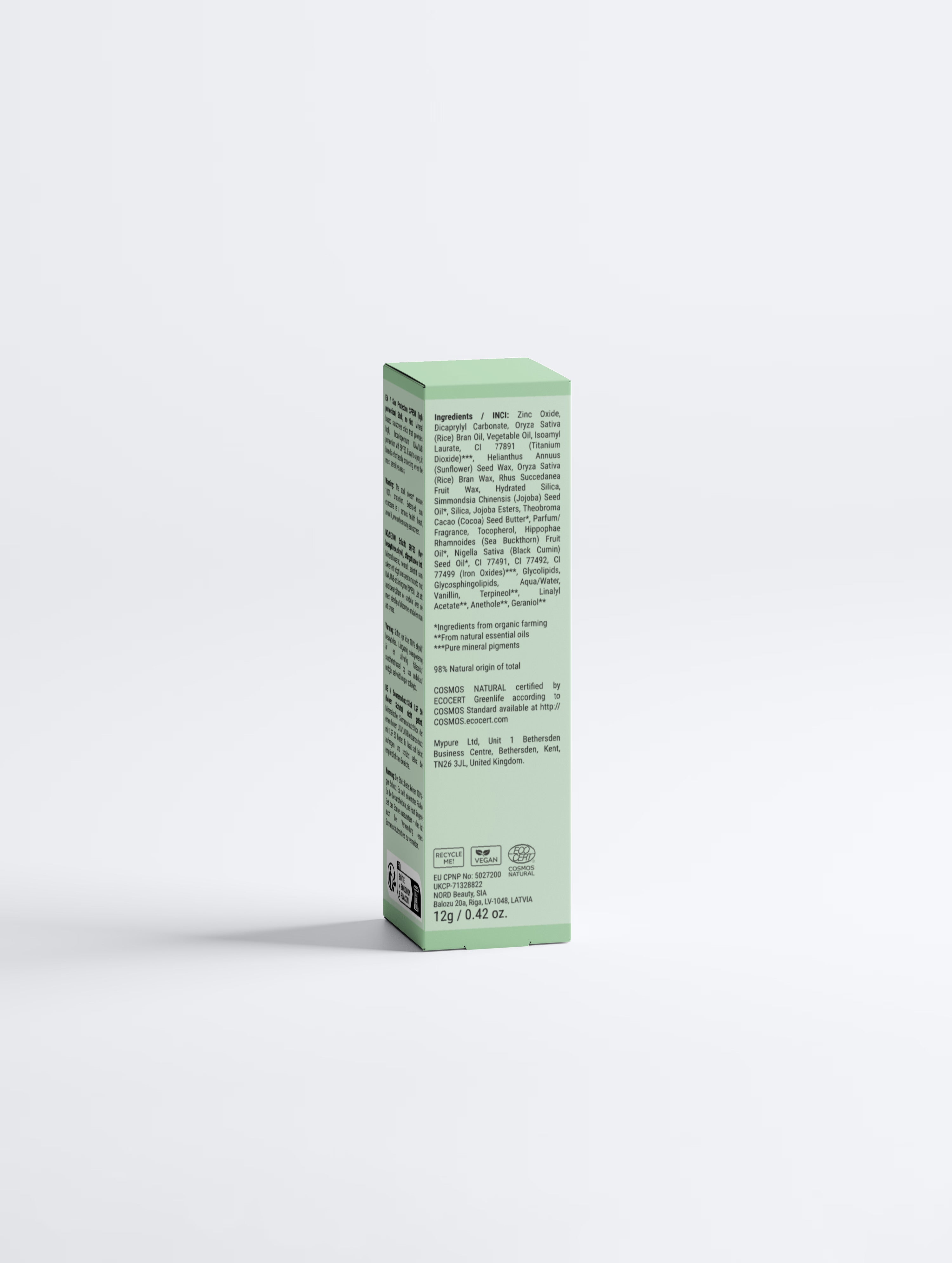 Vésda Sun Protection SPF50 Stick, no tint