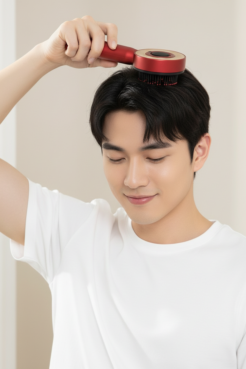 Asian Guy — Scalp Massager