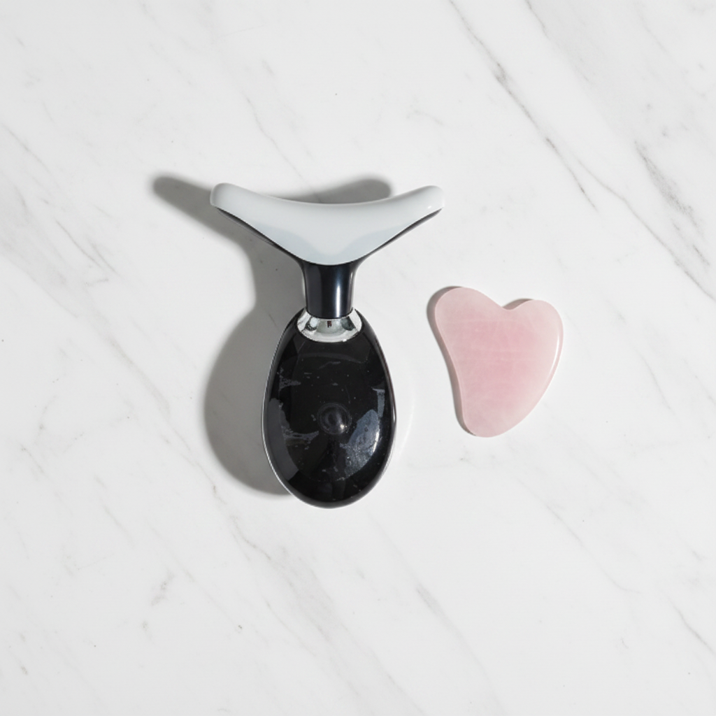 Black + Gua Sha Set