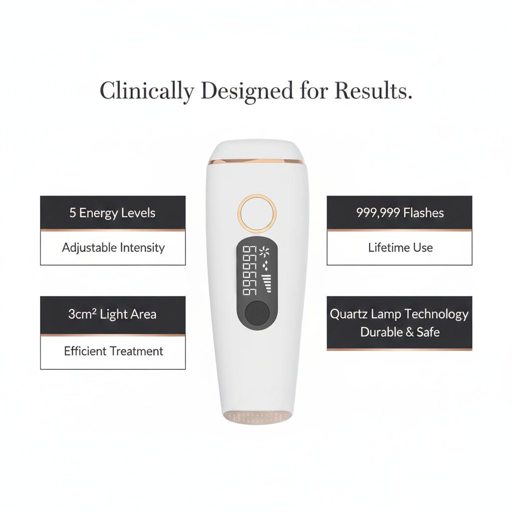 IPL Hair Removal Device | Permanent Hair Reduction at Home My Store 3