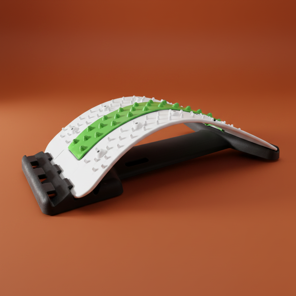 Adjustable Back Stretcher | Acupressure Lumbar Support Device Vertex Health