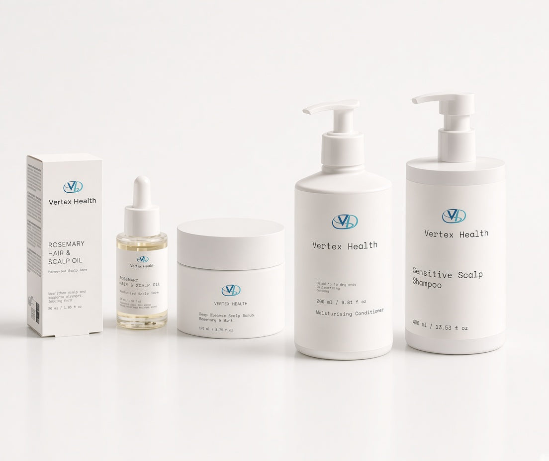 Hair Care Ritual Bundle – Complete 4-Step Scalp & Hair Care System Vertex Health