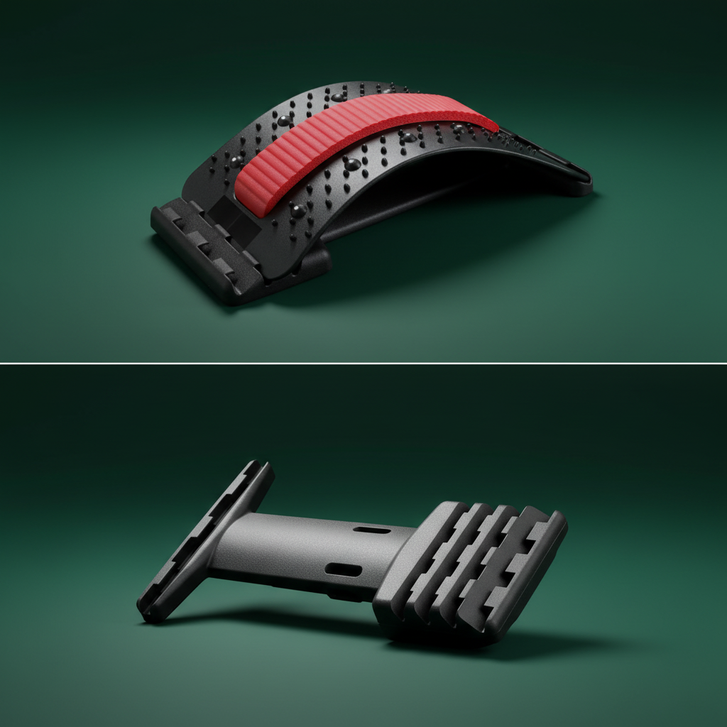 Adjustable Back Stretcher | Acupressure Lumbar Support Device Vertex Health