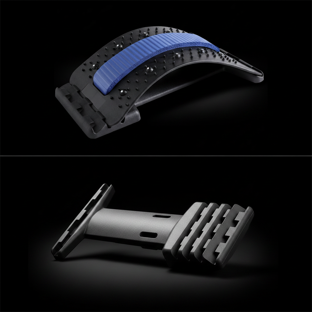 Adjustable Back Stretcher | Acupressure Lumbar Support Device Vertex Health